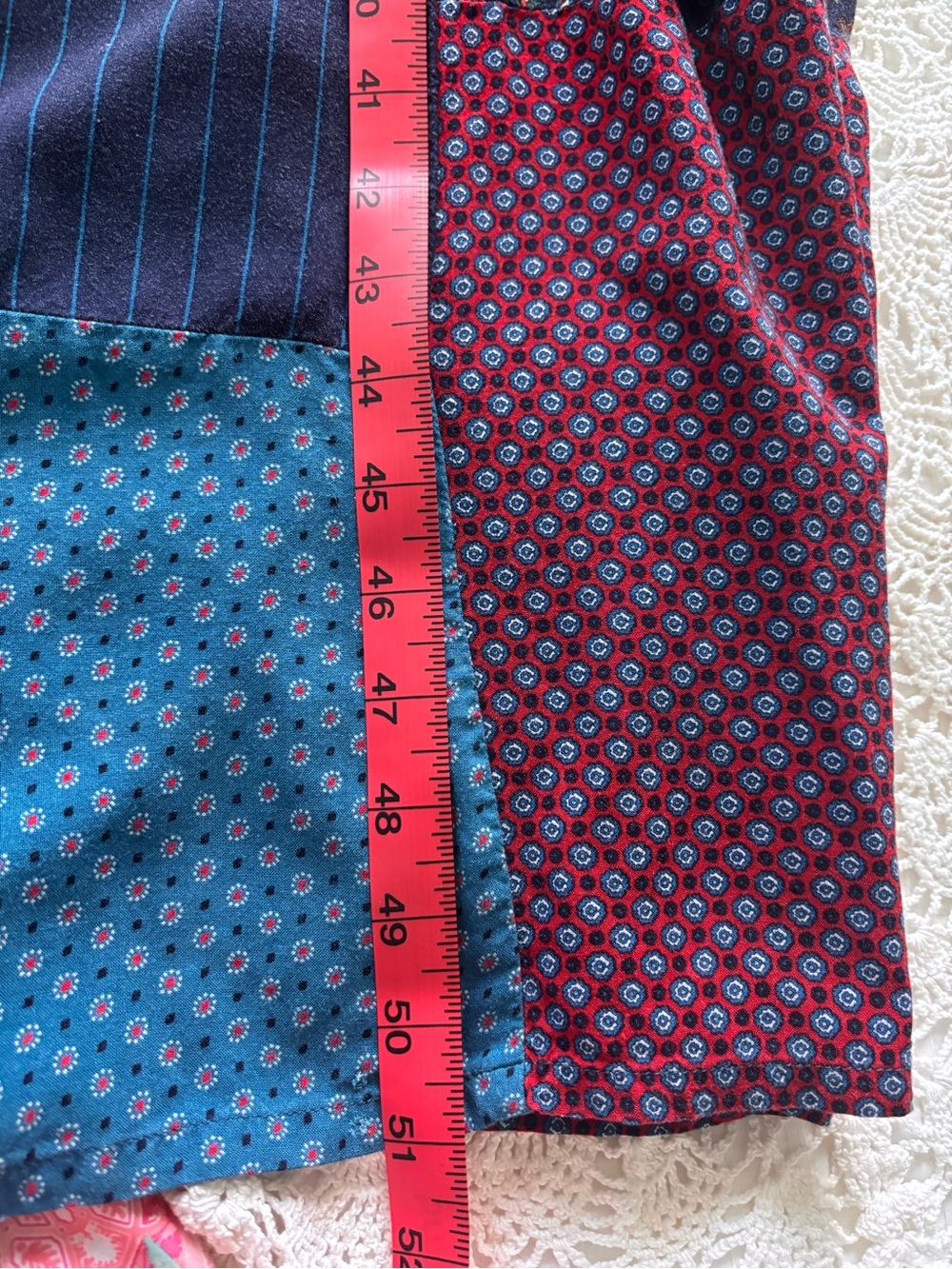 VINTAGE CAROLE LITTLE SPORT PATCHWORK JUMPER - Picture 9 of 11